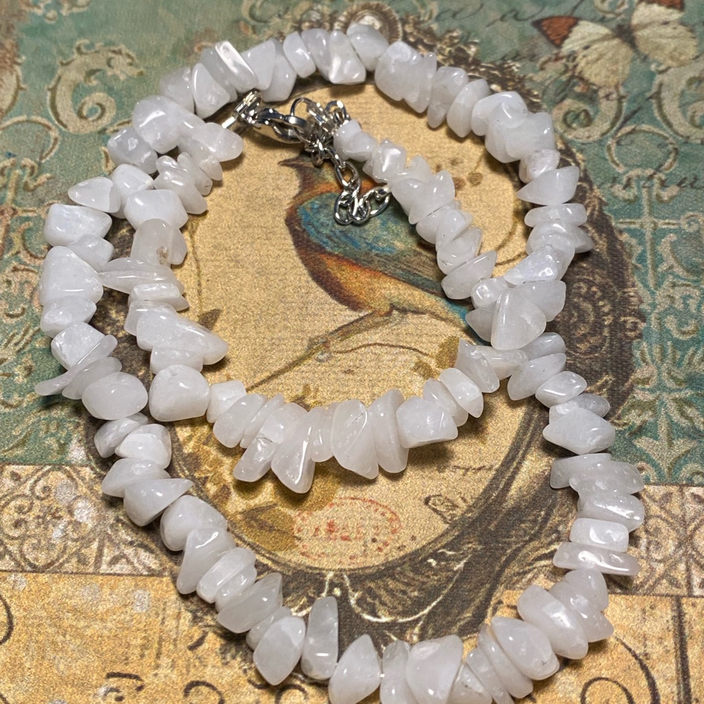 Moonstone Chip Necklace